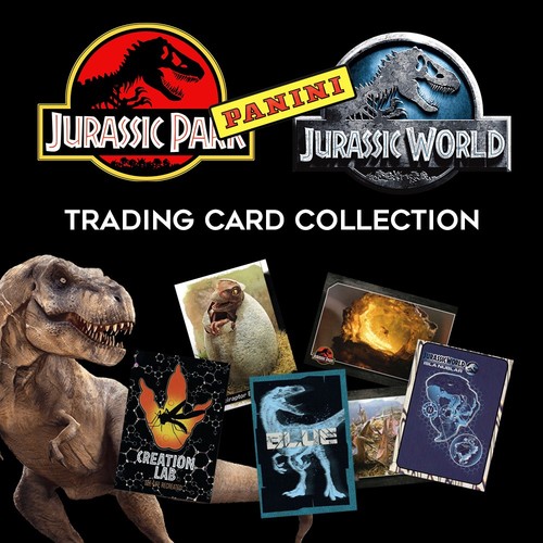 Cartes panini jurassic - jurassic, park