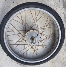 Ruota ALLUMINIO Ciclomotore Anteriore 18” Mozzo Tamburo Pneumatico PIRELLI