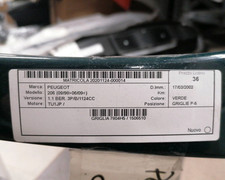 7804H5 Griglia PEUGEOT 206 1.6 16V Ber. 3p/b/1587cc