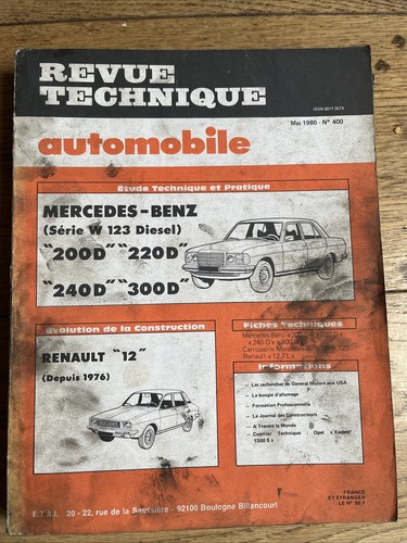 Revue technique mercedes 200 - mercedes,