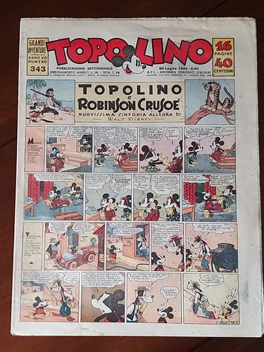 Topolino giornale 343 - giornale, n