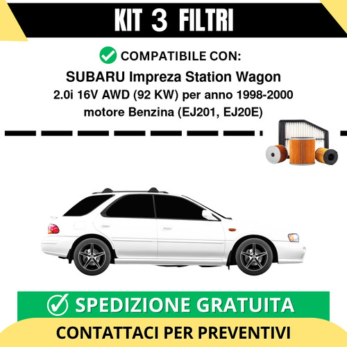 Kit filtri tagliando per - filtri,