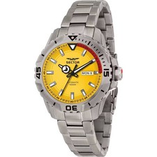 Orologio Sector Legend Titanium Millemetri Automatico R3223135002 Watch Giallo 