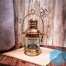Lampada ad olio nautica ottone