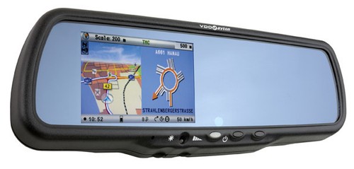 Retroviseur ecran tft 10cm vdo - retroviseur/ecran,