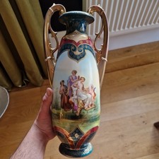 Antico vaso doppio manico XIX