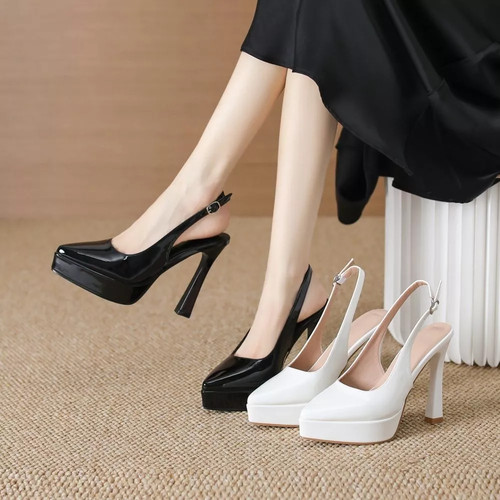 Decolte nere con plateau - decolte, tacco