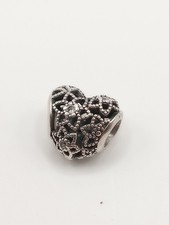 charm pandora originali s925 Ale X Bracciale Ciondolo Cuore Filigrana Zirconi