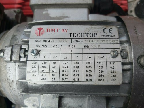 Motore elettrico dmt ms562 - dmt, ms562-4