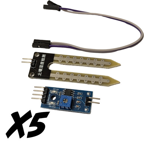 5pcs igrometro suolo modulo - 5pcs,