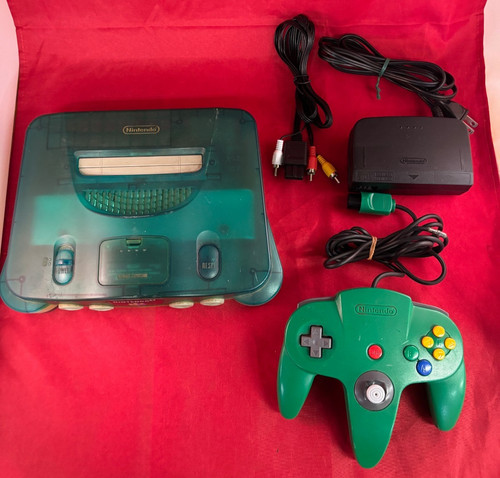 Console nintendo64 verde - console,