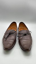 La Bottega Artigiana Mokassins Herren Gr. 38.5 Dunkelbraun Handgefertigt