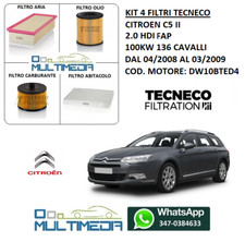 TAGLIANDO 4 FILTRI TECNECO