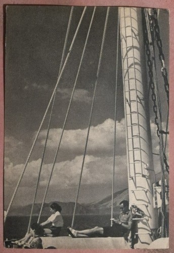 Cartolina barca barche vela - cartolina, a