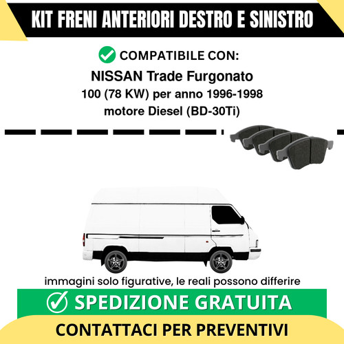 Pastiglie freno anteriori per - anteriori,