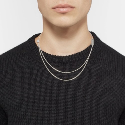 Collana uomo argento maison - argento,