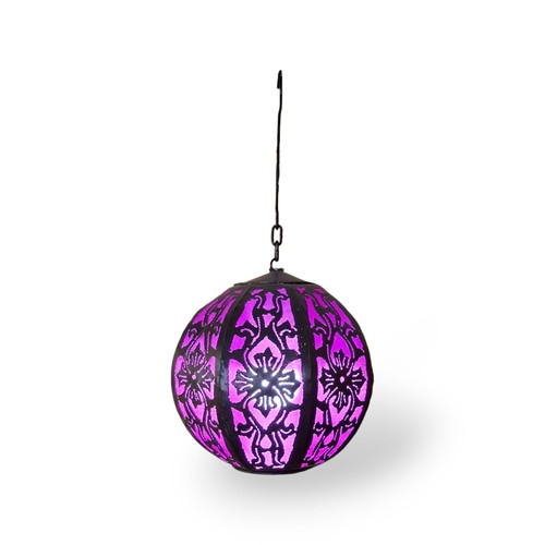 Lampadario etnico ferro
