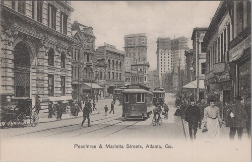 Cartolina trolley peachtree - cartolina,