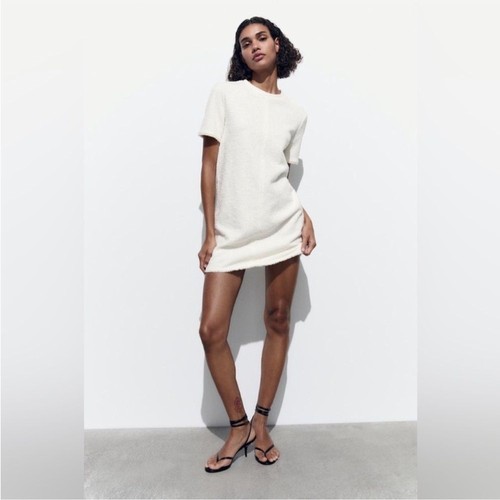 Zara mini abito jacquard - mini,