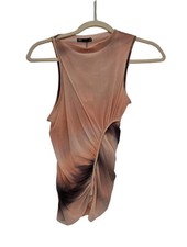 Zara Asymmetric Ruched Printed