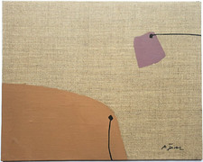 Dipinto Olio Composizione Una