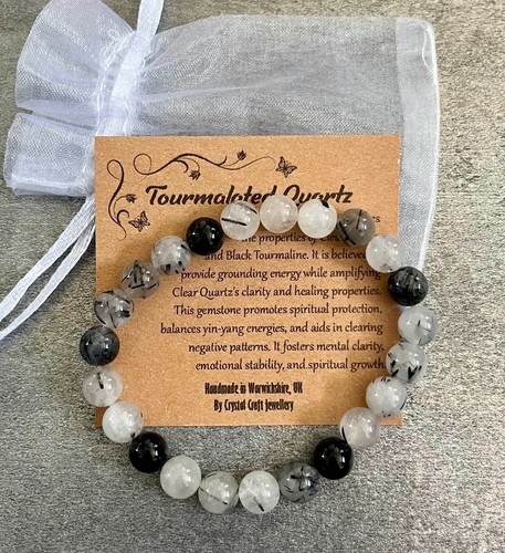 Bracciale quartz tormalato - quartz,