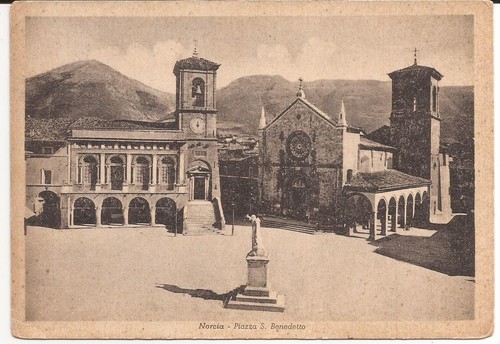 Norcia piazza san - (,