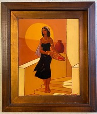 QUADRO DIPINTO OLIO TAVOLA