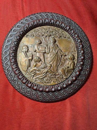 Bronzo antico rilievo - bronzo, in