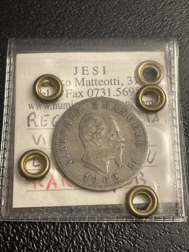 Lira 1862 argento - 1,