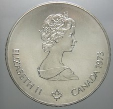 5$ CANADA 1976 OLIMPIADI MONTREAL IN ARGENTO 925
