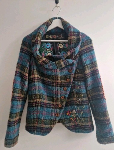 Giacca misto lana desigual - giacca,
