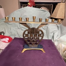 Menorah vintage Sabra made in