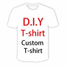 T-shirt fai da te le tue foto personalizza le tue foto stampate in 3D per donna/uomo