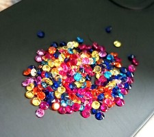 Zaffiro colore misto naturale taglio 3 mm tondo 20 pezzi certificato pietre preziose sfuse lotto