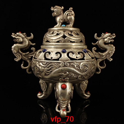 Antica stufa cina rame - rame, puro