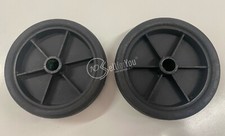 Coppia di ruotini pieni in plastica per carrelli cod. 1187 Ø 12,5 cm nautica