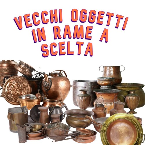 Antico bracieri rame ottone - antico,