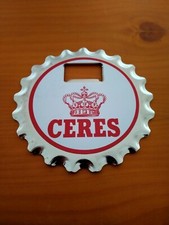 Gadget Apri Bottiglie Cavatappi in Metallo Pubblicitario Birra Ceres Nuovo