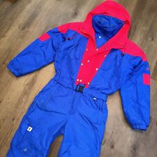 Tuta da sci Obermeyer pezzo unico tuta da neve ciclone bavaglino neve vintage anni 80 90 uomo grande