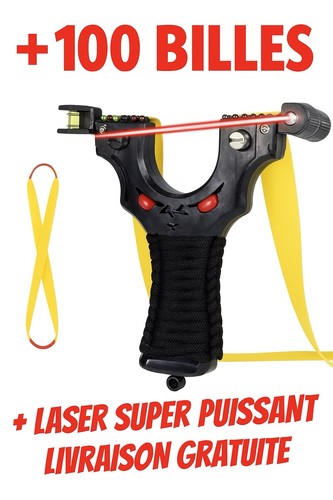 Fronde pro lance pierre - fronde, +bille