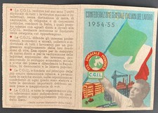 Tessera 1954 55 - tessera, g.g.i.l.