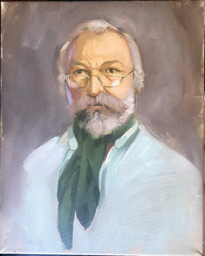 Dipinto olio ritratto - olio,