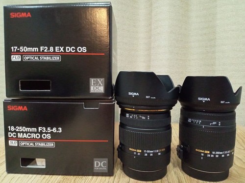 Set obiettivi sigma - 2, 18-250
