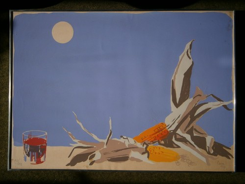 Serigrafia autore natura - d'autore, "natura