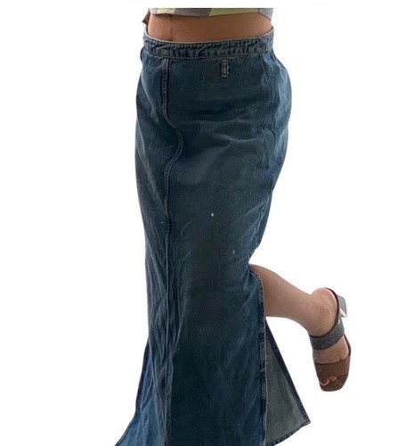 Zara maxi gonna denim - zara.,