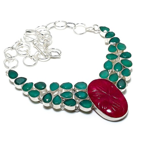 Collana gioiello argento - in,