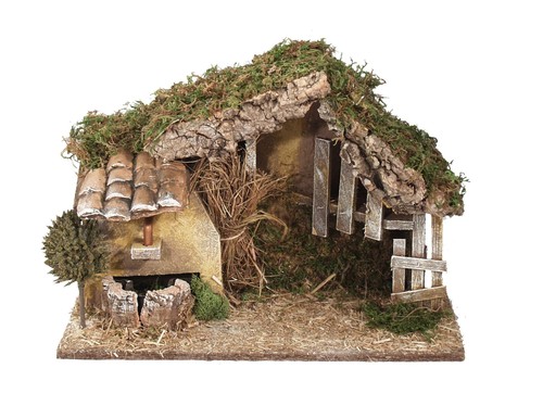 Capanna presepe con - capanna,