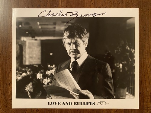 Foto firmata charles bronson - foto,