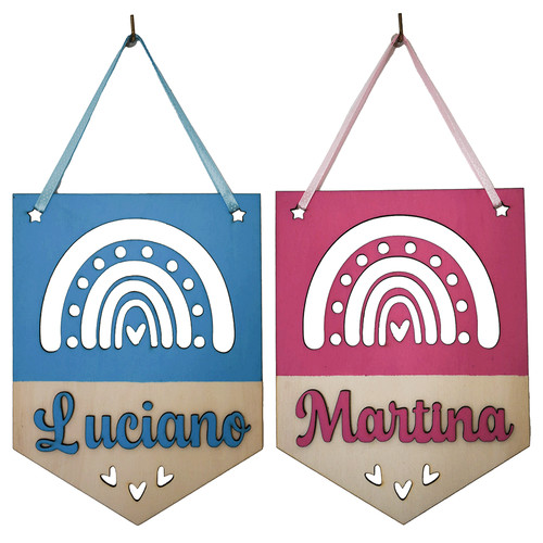 Fiocco nascita personalizzato - fiocco,